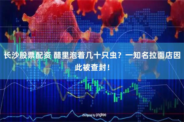 长沙股票配资 醋里泡着几十只虫？一知名拉面店因此被查封！